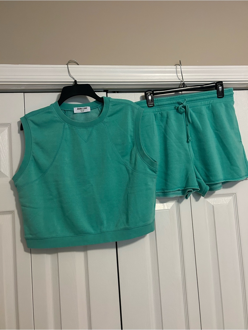Double Zero Mint Green Short Set